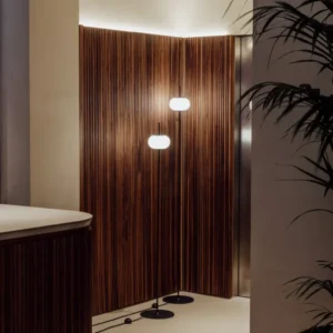 Milan - Astros Floor lamp 2 x G9 H. 135 cm textured black
