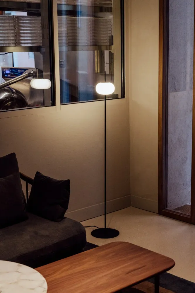 Milan - Astros Floor lamp 2 x G9 H. 135 cm textured black
