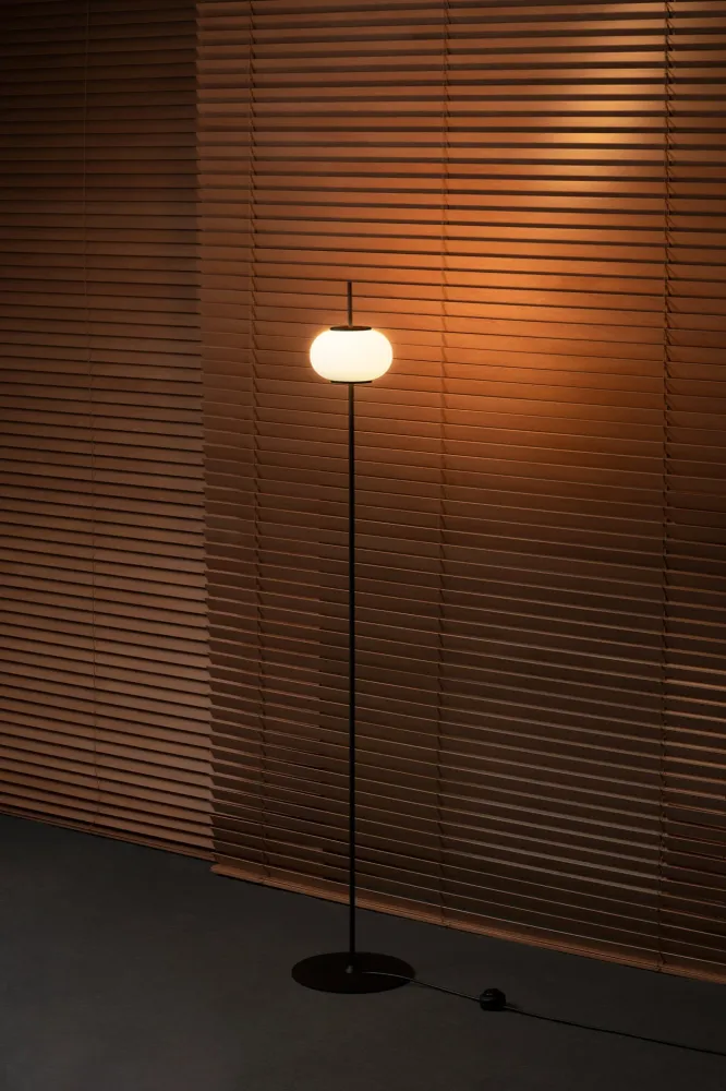 Milan - Astros Floor lamp 2 x G9 H. 135 cm textured black