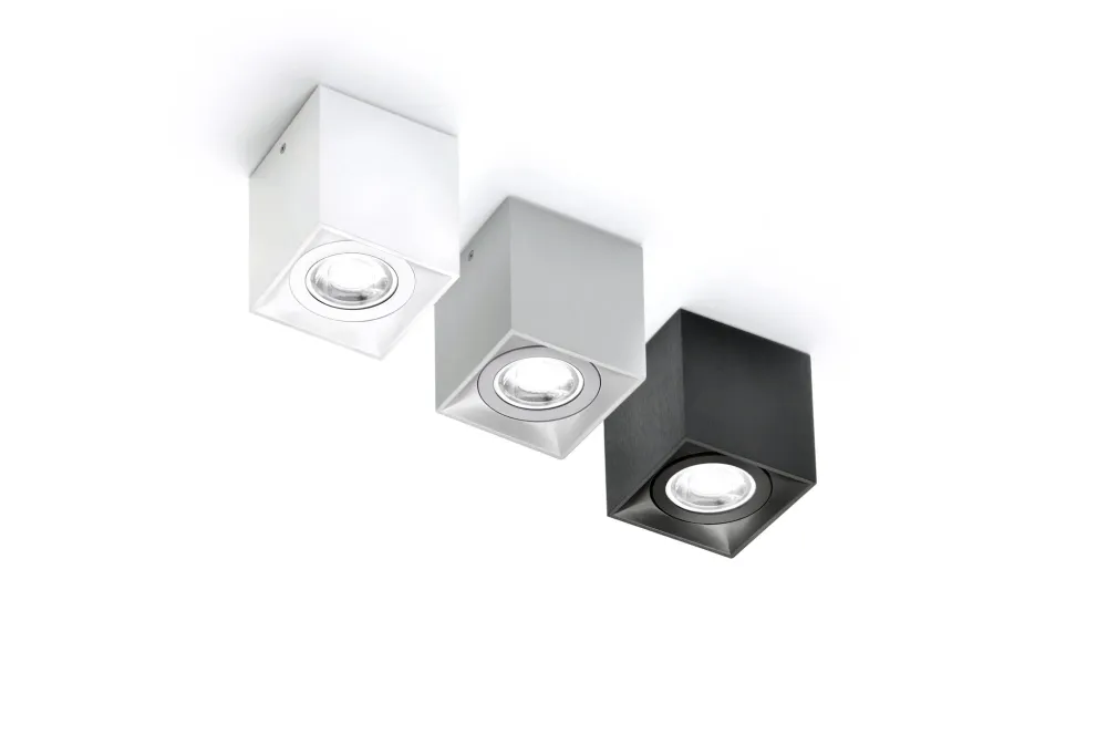 Milan - Dau 80 ceiling lamp GU10 Brushed aluminum