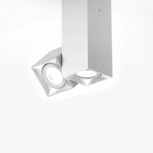 Milan - Dau 80 ceiling lamp 2 x GU10 Brushed aluminum