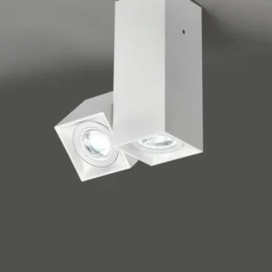 Milan - Dau 80 ceiling lamp 2 x GU10 textured white