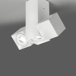Milan - Dau 80 ceiling lamp 3 x GU10 textured white