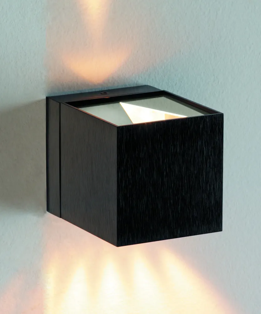 Milan - Dau 80 Wall lamp G9 Brushed black aluminum