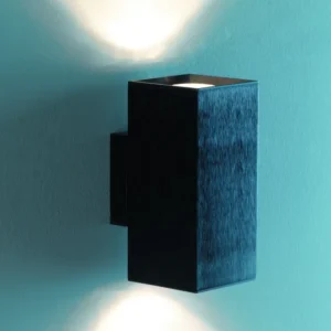 Milan - Dau 80 Wall lamp 2 x GU10 Brushed black aluminum