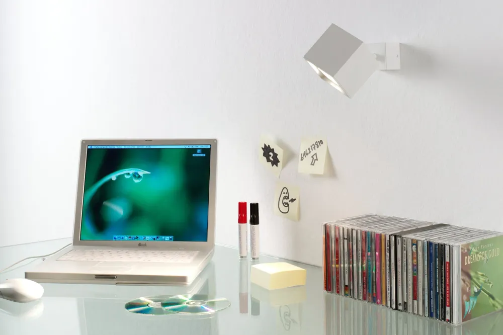 Milan - Dau 80 Wall/ceiling lamp GU10 Textured White