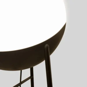 Milan - Half Floor lamp @ 35 cm E27 textured black