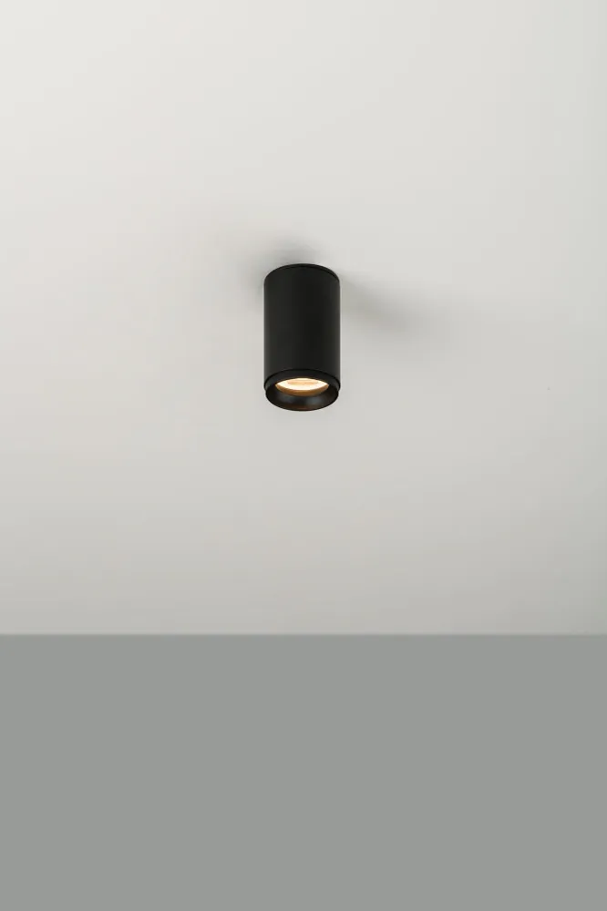 Milan - Haul 55 ceiling lamp GU10 H.9 cm textured black