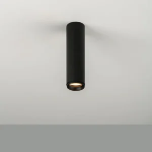 Milan - Haul 55 ceiling lamp H.21 cm GU10 textured black