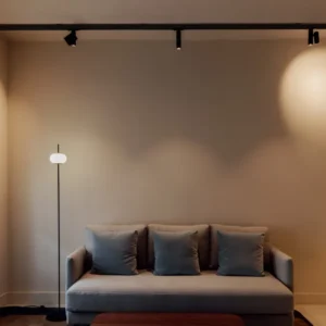 Milan - Haul 40 ceiling lamp 2 Led DOB 5 W textured black