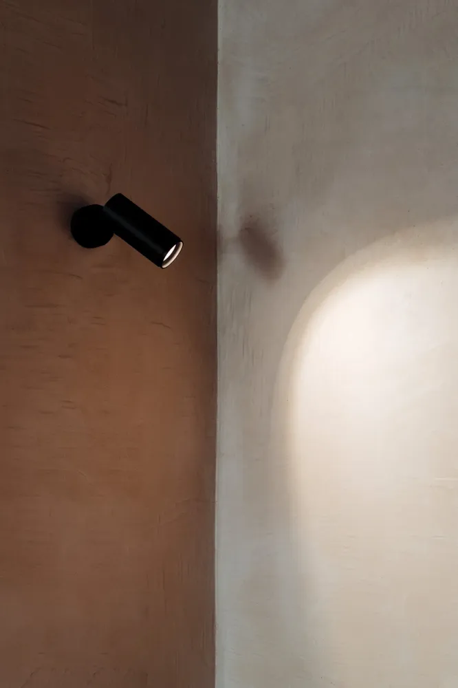 Milan - Haul 55 Wall / ceiling lamp GU10 H.9 cm textured black