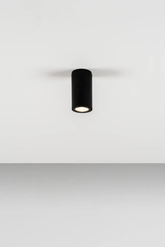 Milan - Kronn ceiling lamp GU10 H.11 cm textured black