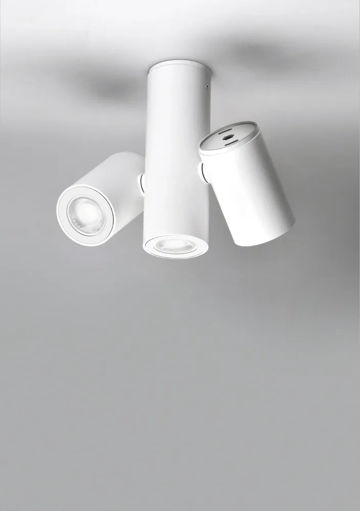 Milan - Kronn ceiling lamp 3 x GU10 textured white