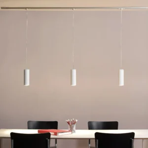 Milan - Kronn Pendant track 1P GU10 textured white