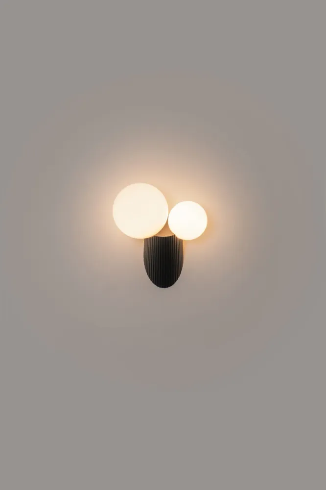 Milan - Land Wall light G9x2 Anthracite grey