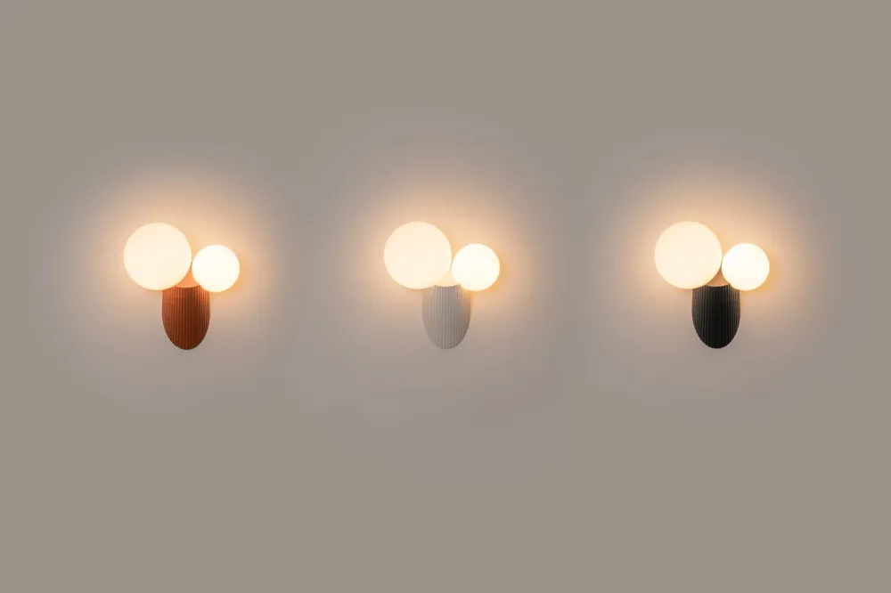 Milan - Land Wall light G9x2 Visón