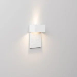 Milan - Mini Wall Lamp H.15 DOB Led textured white