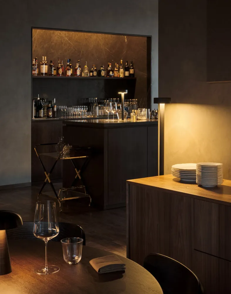 Milan - Peak Lane Floor lamp H.130 cm Led PCB Textured black