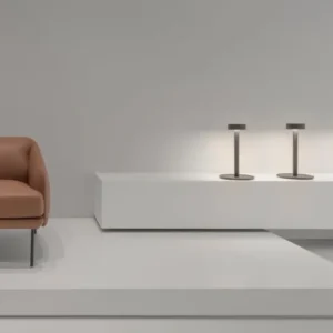 Milan - Peak Lane Table lamp Led PCB Textured black