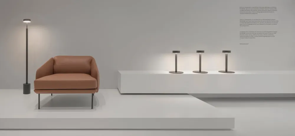 Milan - Peak Lane Table lamp Led PCB Textured black
