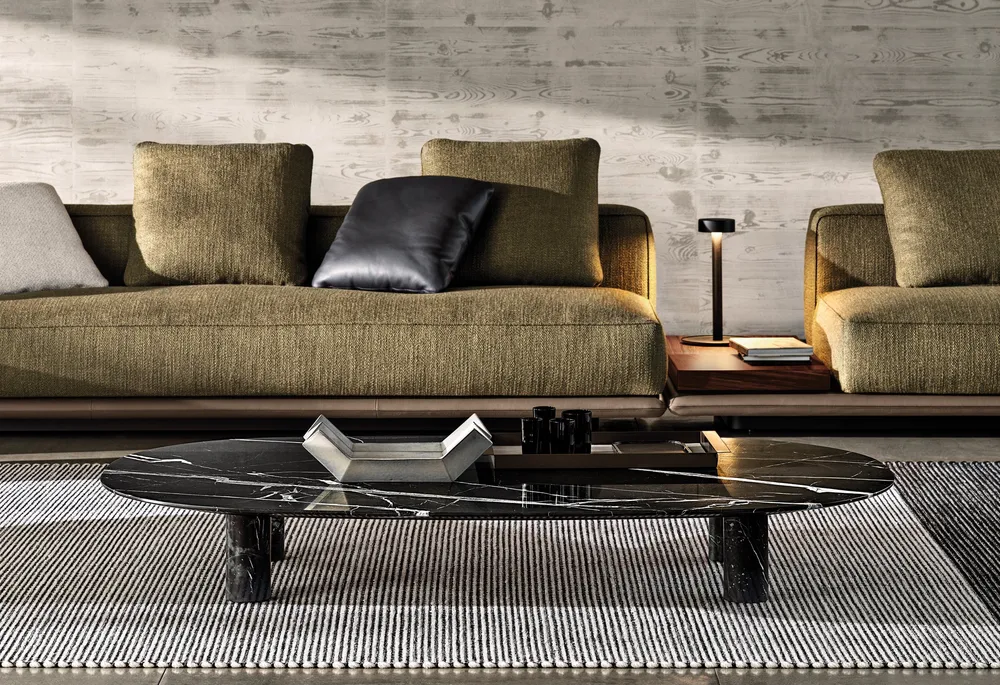 Milan - Peak Lane Table lamp Led PCB Textured black