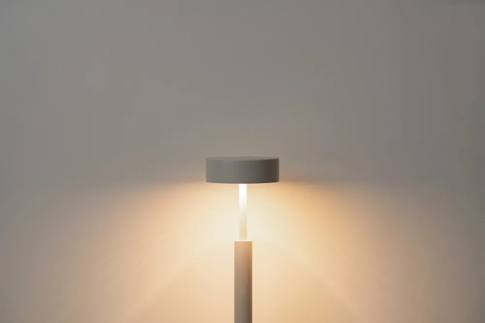 Milan - Peak Table lamp Led PCB Textured mink