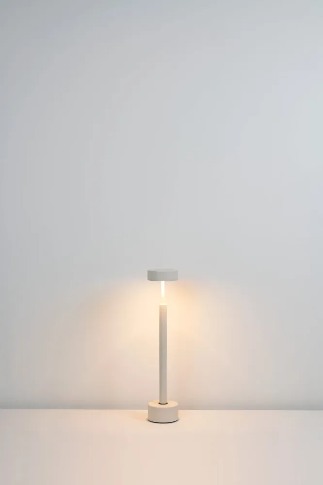 Milan - Peak Table lamp Led PCB Textured mink