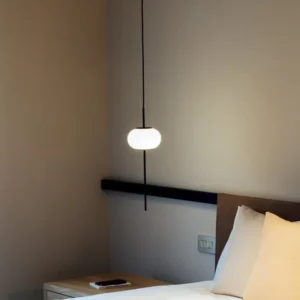 Milan - Peak Wall light Led PCB Textured burgundy