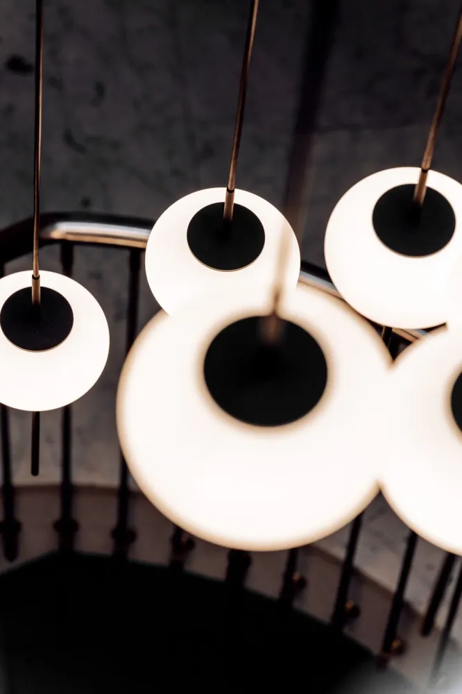 Milan - Peak Wall light Led PCB Textured burgundy