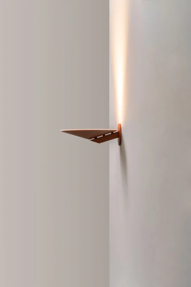Milan - Pla Wall light Led metallic cupper