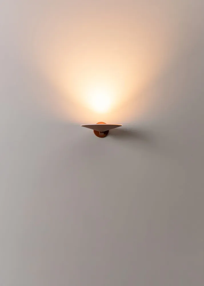 Milan - Pla Wall light Led metallic cupper