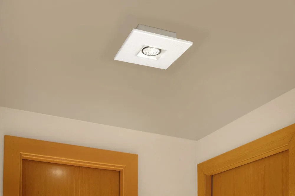 Milan - Polifemo ceiling lamp GU10 1 light textured white