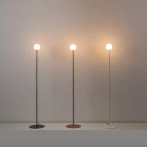 Milan - Symphony Floor lamp G9 H. 160 cm textured anthracite grey