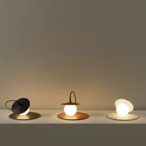 Milan - Symphony Table lamp G9 textured copper