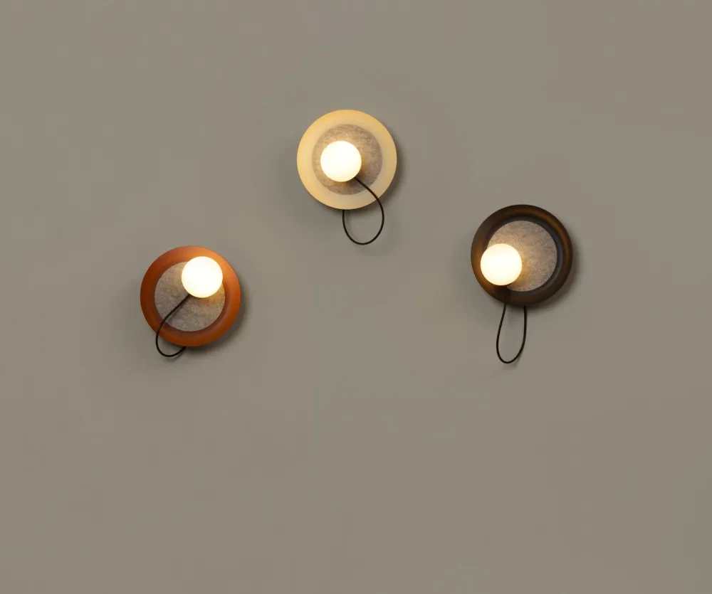 Milan - Wire Wall Lamp @ 24 cm G9 textured anthracite grey