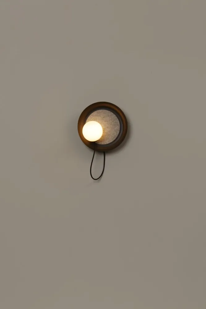 Milan - Wire Wall Lamp @ 24 cm G9 textured anthracite grey
