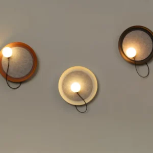 Milan - Wire Wall Lamp @ 38 cm G9 textured copper