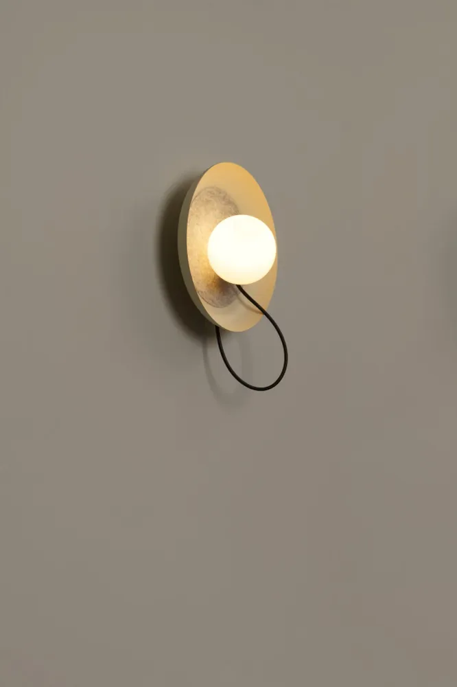 Milan - Wire Wall Lamp @ 24 cm G9 textured mink
