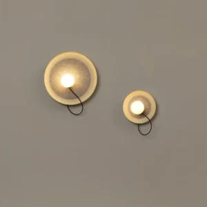 Milan - Wire Wall Lamp @ 38 cm G9 textured mink