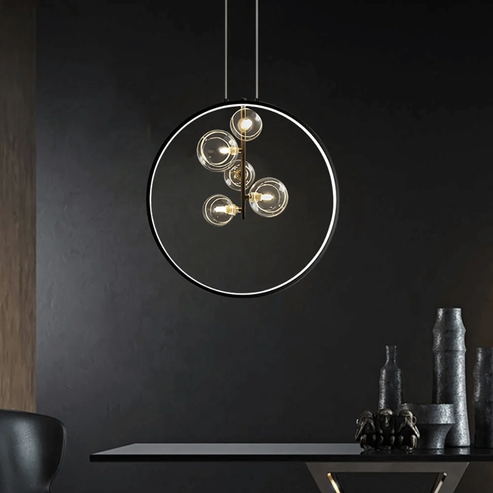Minimalistische Glazen Hanglamp - LED Verlichting