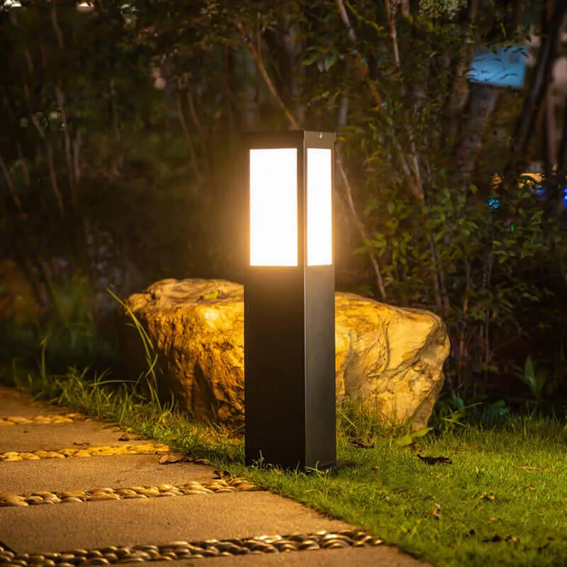 Moderne Buitenlantaarn - Vierkante LED Tuinlamp