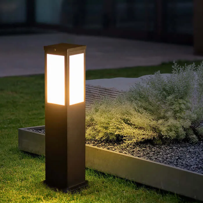 Moderne Buitenlantaarn - Vierkante LED Tuinlamp