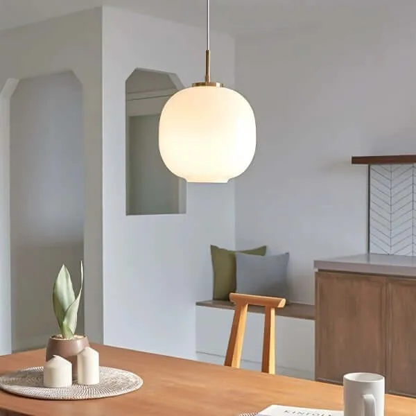 Moderne Hanglamp - Opaalglas Design