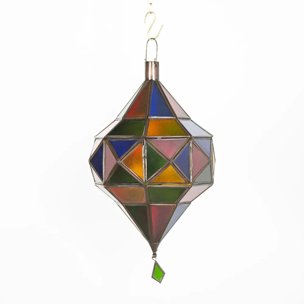 Multicolor Diamant Kristal Arabische Lamp A22B 45x22
