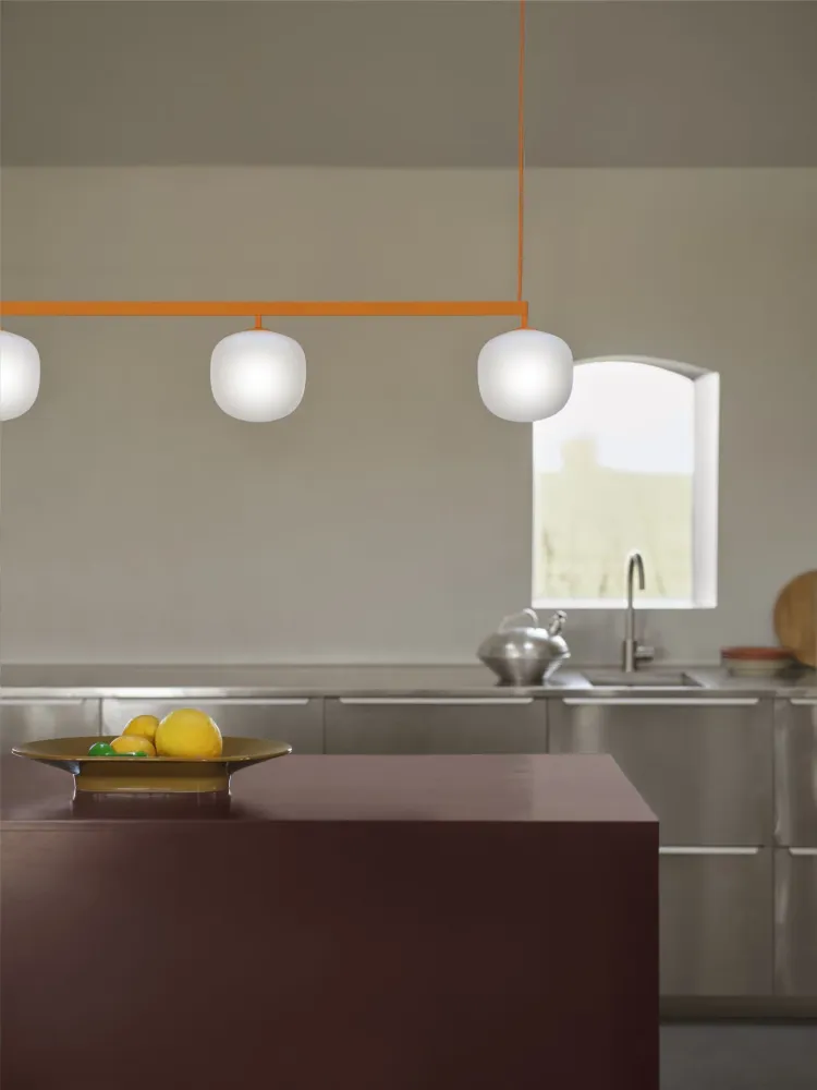Muuto Rime Rail hanglamp Orange