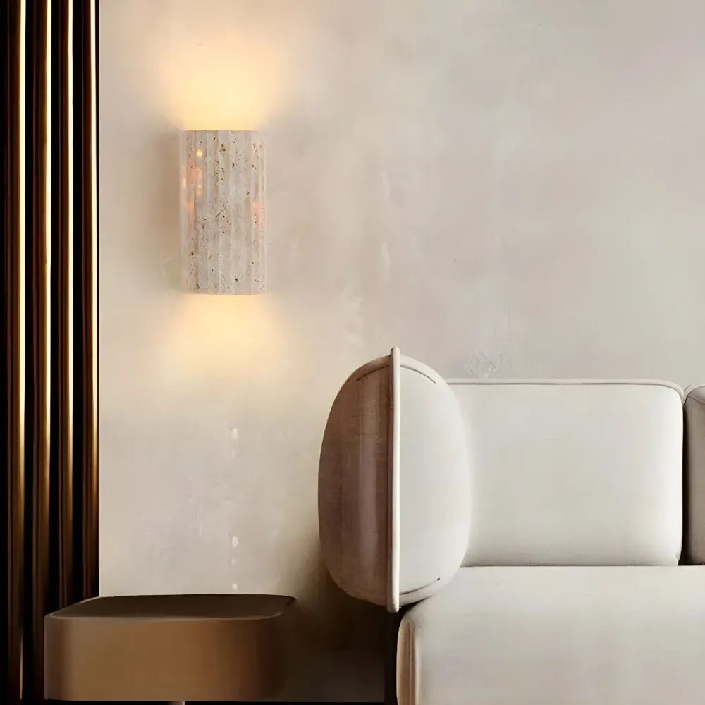 Natuurstenen Wandlamp - Elegant Design