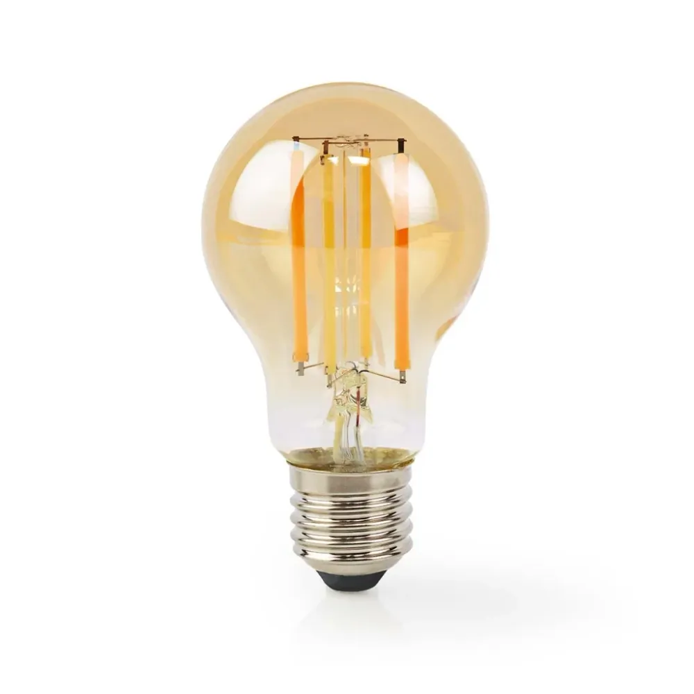 Nedis Wifilrf10A60 Smartlife Led Filamentlamp Wi-Fi E27 806 Lm 7 W Warm Wit Glas Android / Ios Peer
