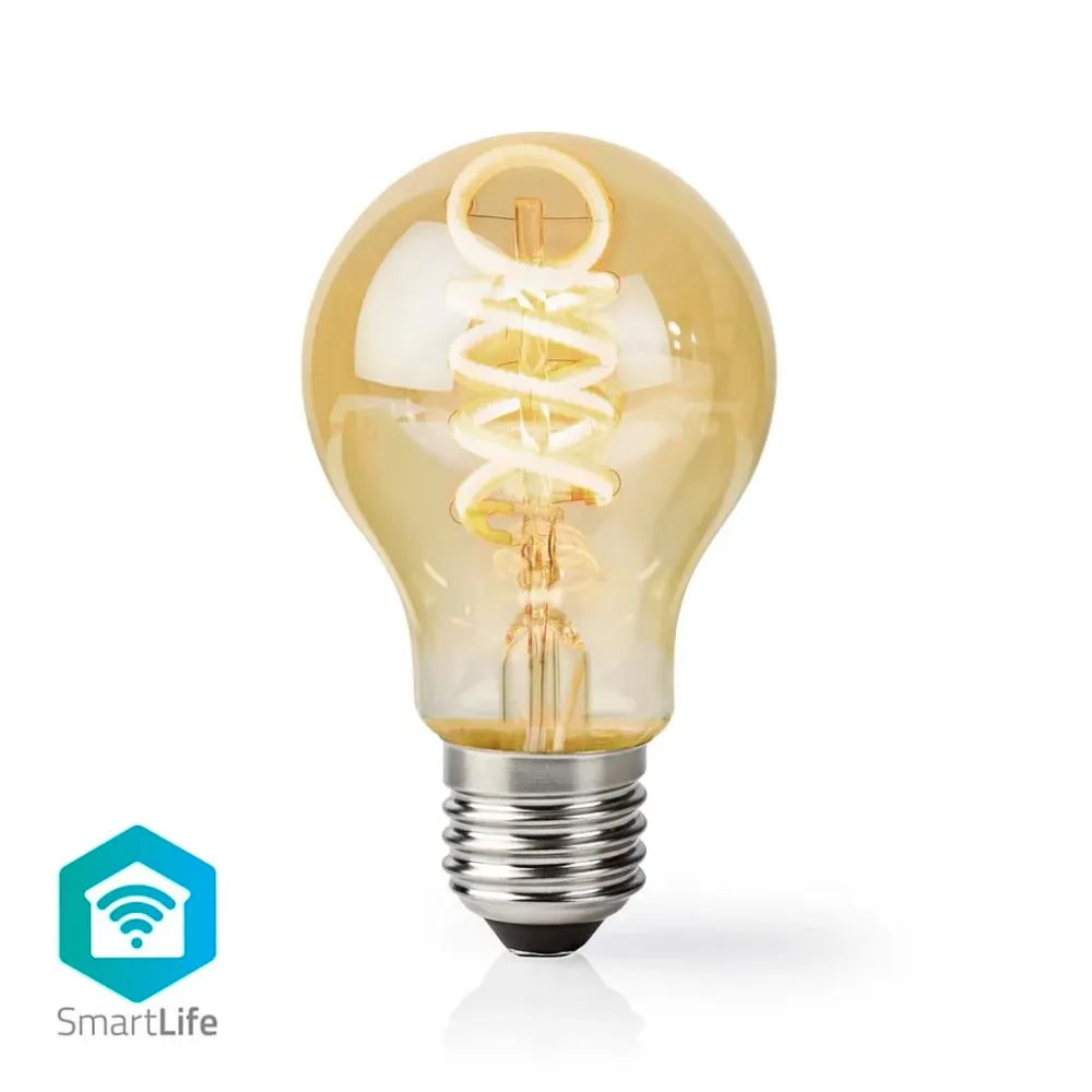 Nedis Wifilrt10A60 Smartlife Led Filamentlamp Wi-Fi E27 360 Lm 4.9 W Warm To Cool White 1800 - 6500 K Glas Android&Trade;...