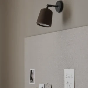 Material Vloerlamp Gerookt Eiken New Works