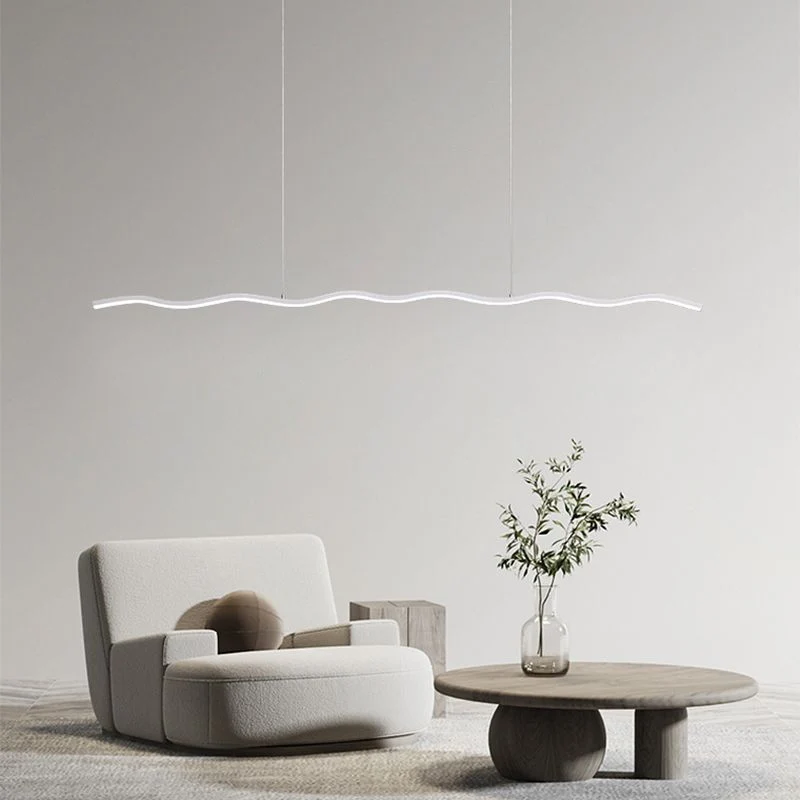LouiseGlow - Moderne LED hanglamp zwart en wit Niyra